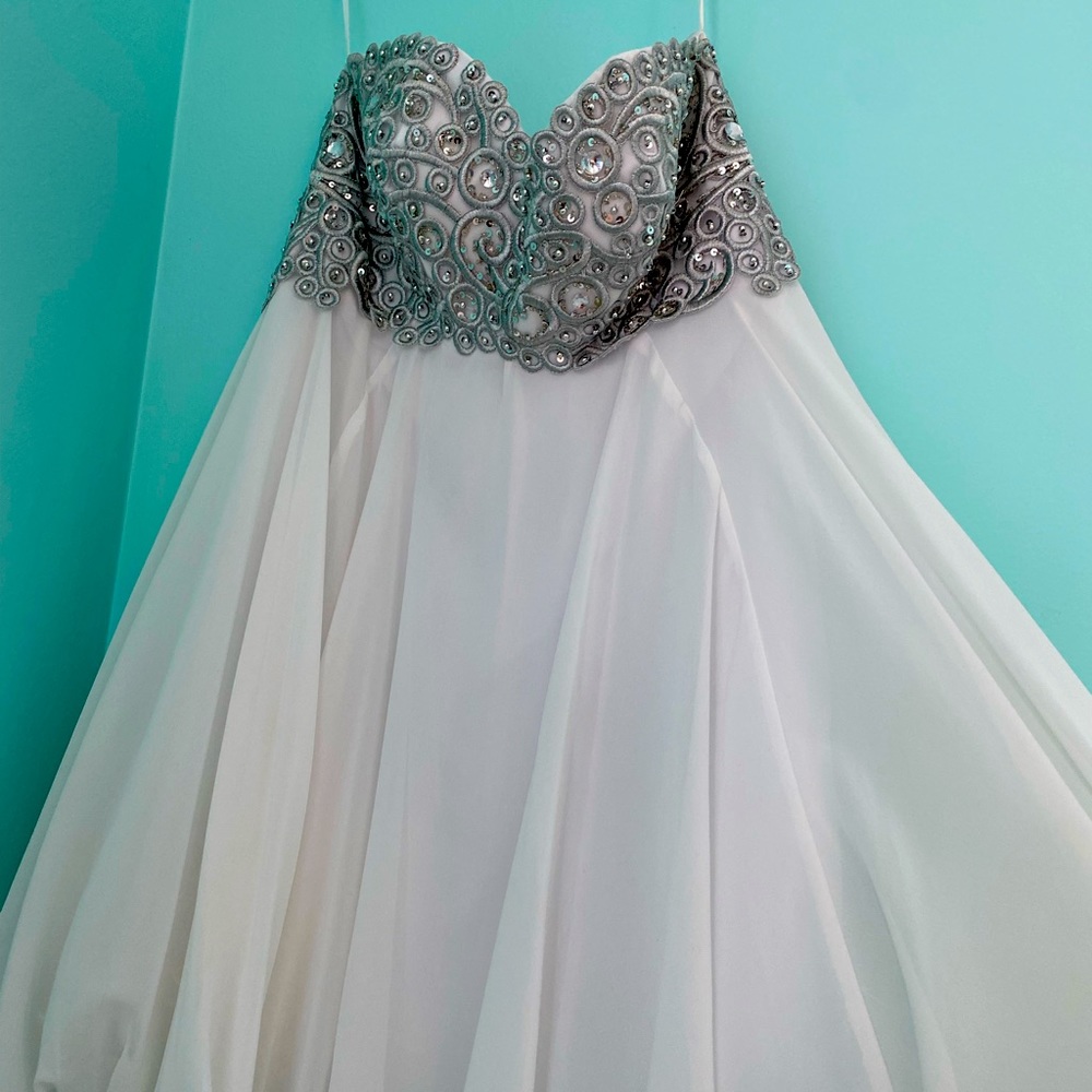White Gem Formal|Homecoming Dress